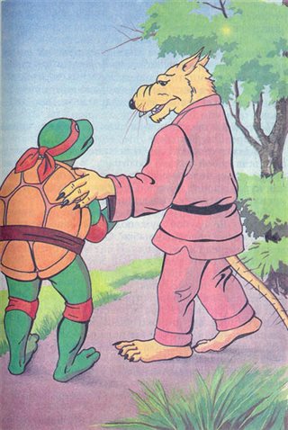 Черепашки-ниндзя и Черная Рука — иллюстрация
