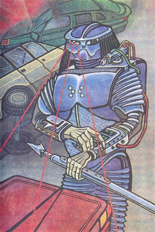 Черепашки-ниндзя и Космический Охотник — иллюстрация